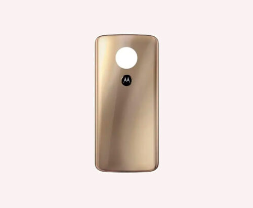 Tapa MOTO E5 Play Dorada